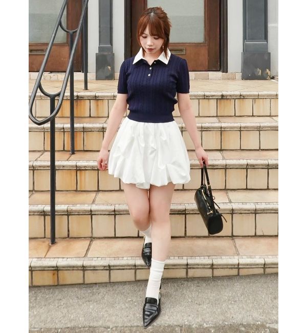 dazzlin「【再生産】バルーンミニスカート」|スカート|