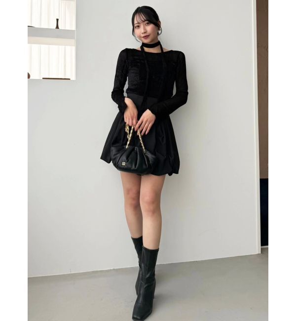 dazzlin「【再生産】バルーンミニスカート」|スカート|