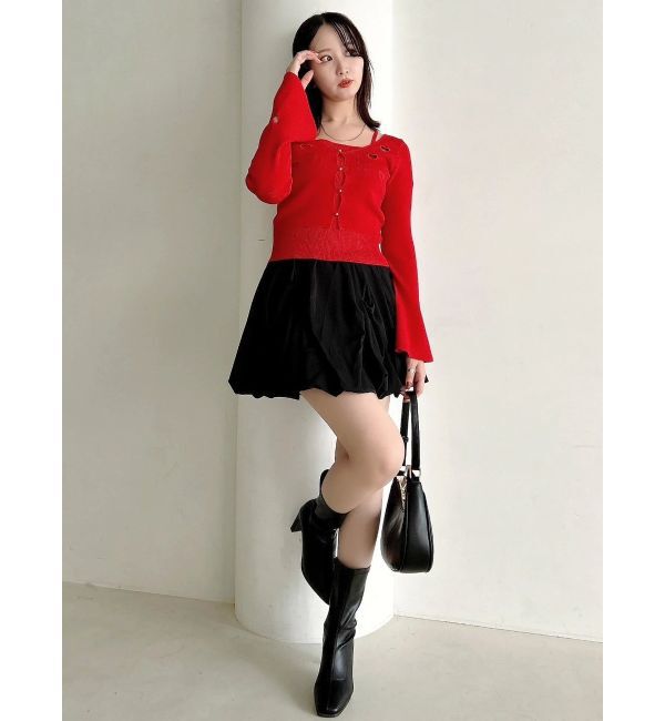 dazzlin「【再生産】バルーンミニスカート」|スカート|