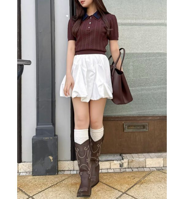 dazzlin「【再生産】バルーンミニスカート」|スカート|