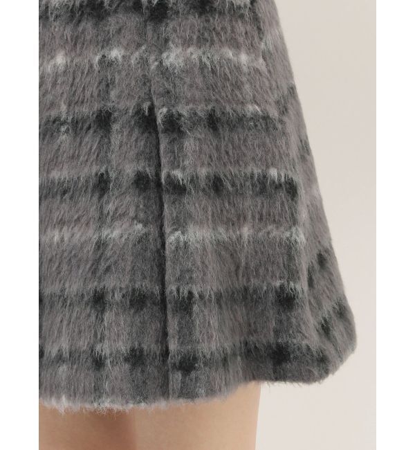 MERCURYDUO「シャギーチェックボックスプリーツミニスカパン」|その他|