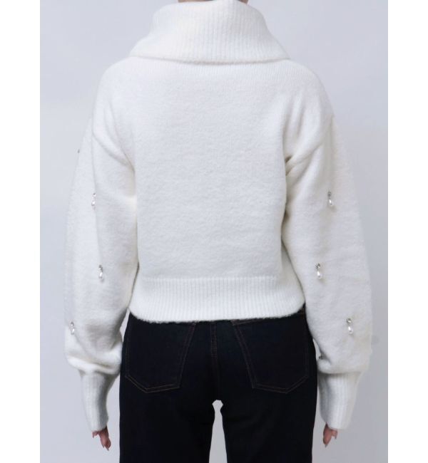 MERCURYDUO「ドロップパールニット」|ニット・セーター|