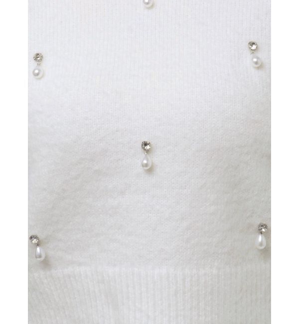 MERCURYDUO「ドロップパールニット」|ニット・セーター|