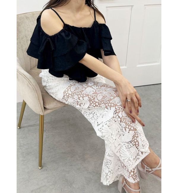 MERCURYDUO「SEA LIFE レースパンツ」|その他|