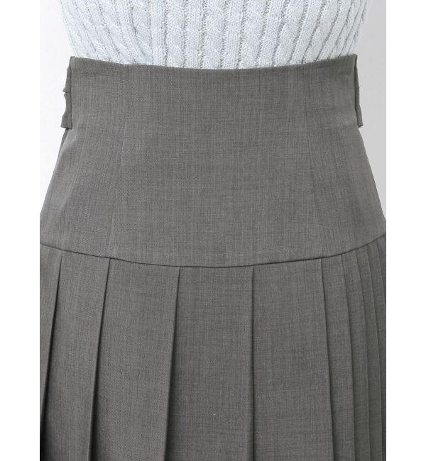 MERCURYDUO「ツイストプリーツミニスカパン」|スカート|