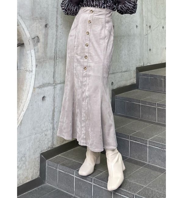 MURUA「フェイクスエードマーメイドスカート」|スカート|