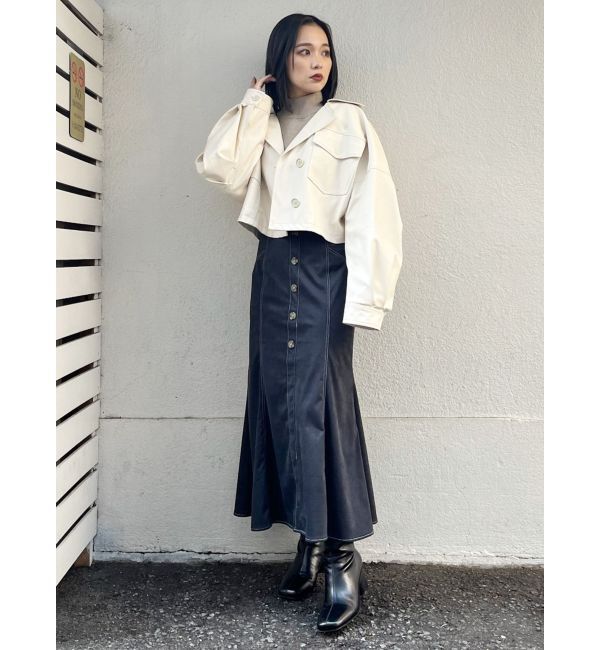 MURUA「フェイクスエードマーメイドスカート」|スカート|