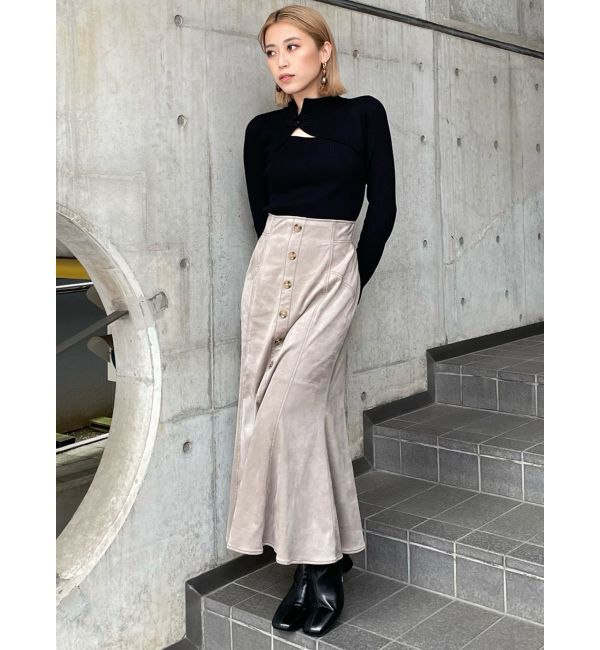 MURUA「フェイクスエードマーメイドスカート」|スカート|