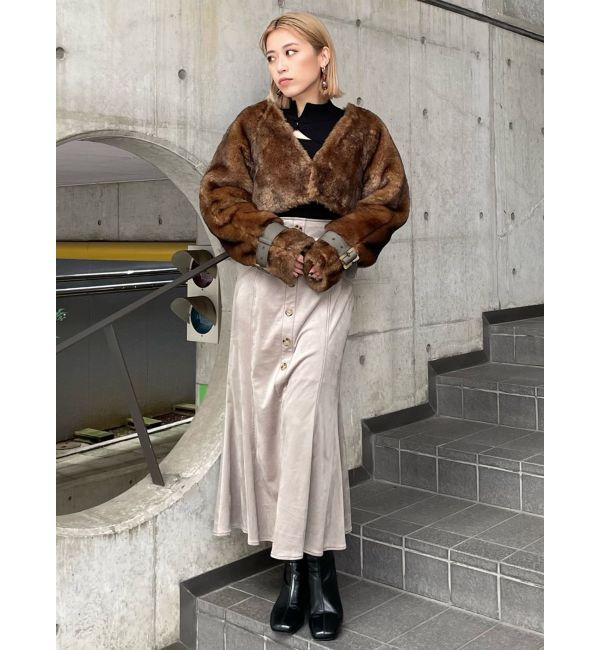 MURUA「フェイクスエードマーメイドスカート」|スカート|