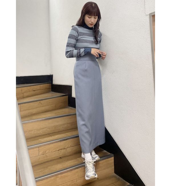 MURUA「パウダーツイルナロースカート」|スカート|