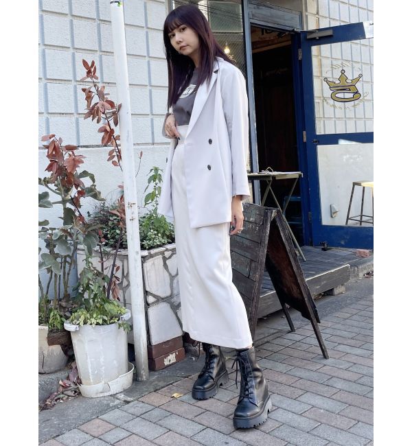 MURUA「パウダーツイルナロースカート」|スカート|