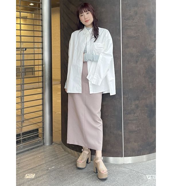 MURUA「パウダーツイルナロースカート」|スカート|