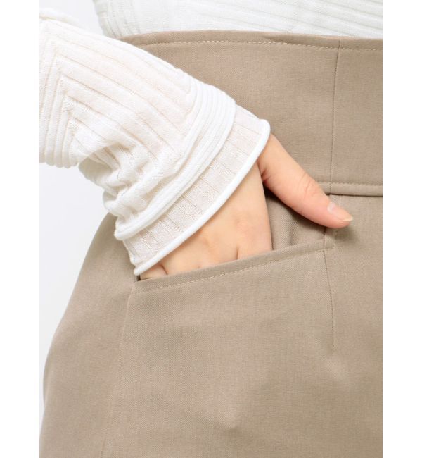 MURUA「パウダーツイルナロースカート」|スカート|