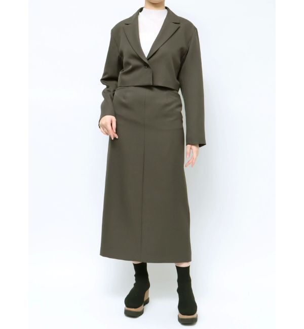 MURUA「パウダーツイルナロースカート」|スカート|