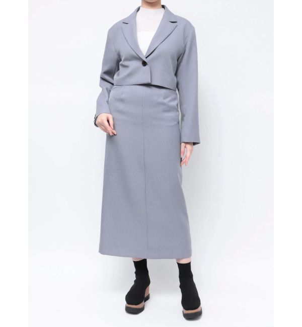 MURUA「パウダーツイルナロースカート」|スカート|