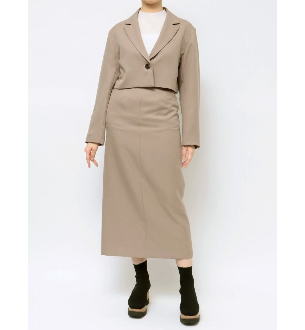 MURUA「パウダーツイルナロースカート」|スカート|