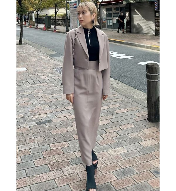 MURUA「パウダーツイルナロースカート」|スカート|