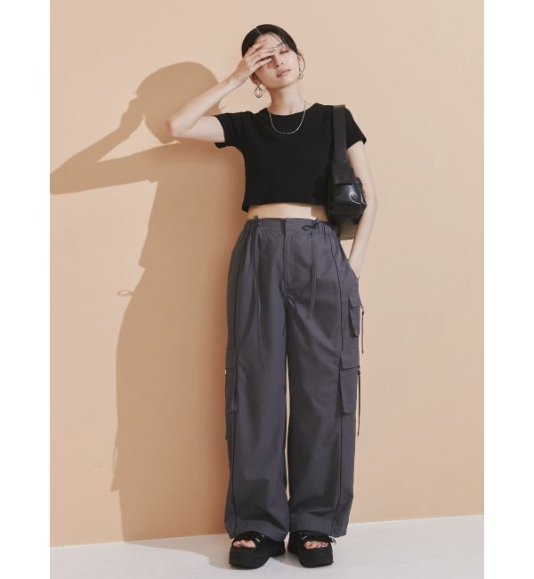 MURUA「クリアmumuクロップトTシャツ」|Tシャツ・カットソー|