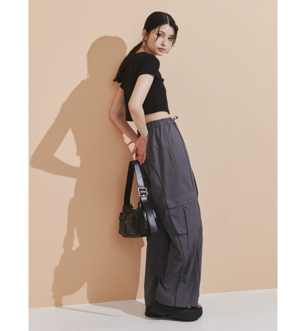 MURUA「クリアmumuクロップトTシャツ」|Tシャツ・カットソー|