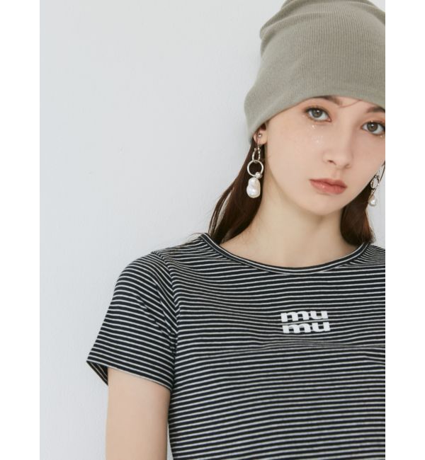 MURUA「クリアmumuクロップトTシャツ」|Tシャツ・カットソー|