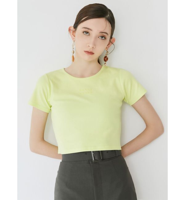 MURUA「クリアmumuクロップトTシャツ」|Tシャツ・カットソー|