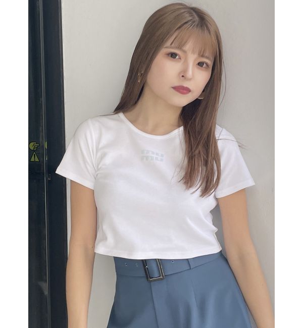 MURUA「クリアmumuクロップトTシャツ」|Tシャツ・カットソー|