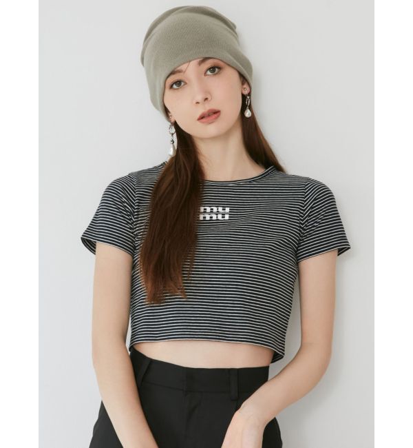 MURUA「クリアmumuクロップトTシャツ」|Tシャツ・カットソー|