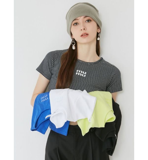 MURUA「クリアmumuクロップトTシャツ」|Tシャツ・カットソー|