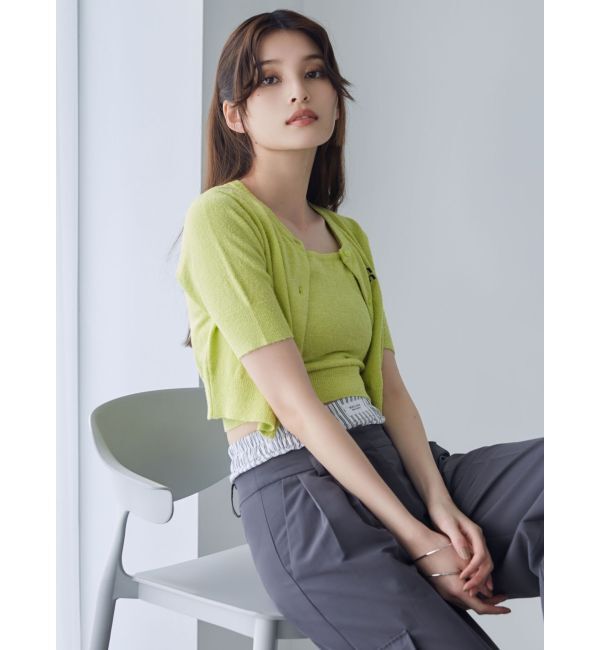 MURUA「コンパクトアンサンブルニット」|ニット・セーター|