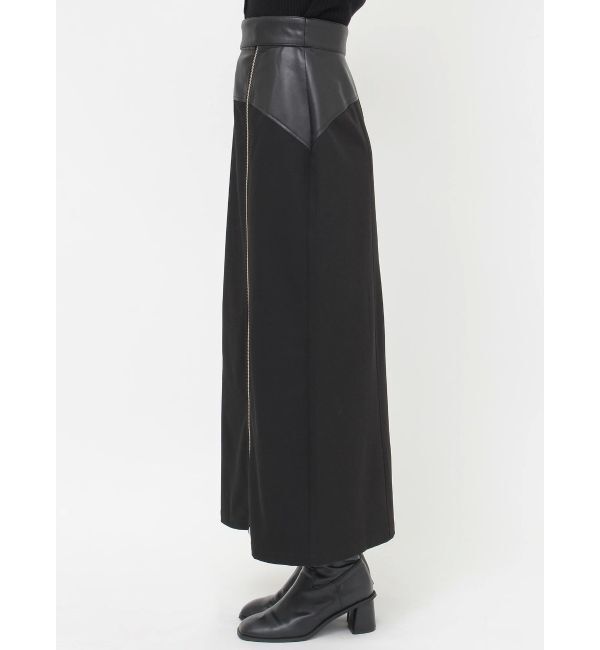 MURUA「スリットナローレザースカート」|スカート|