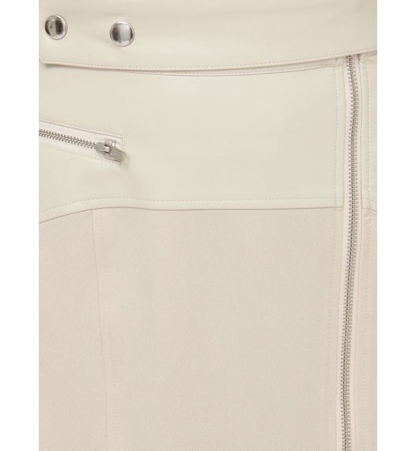 MURUA「スリットナローレザースカート」|スカート|