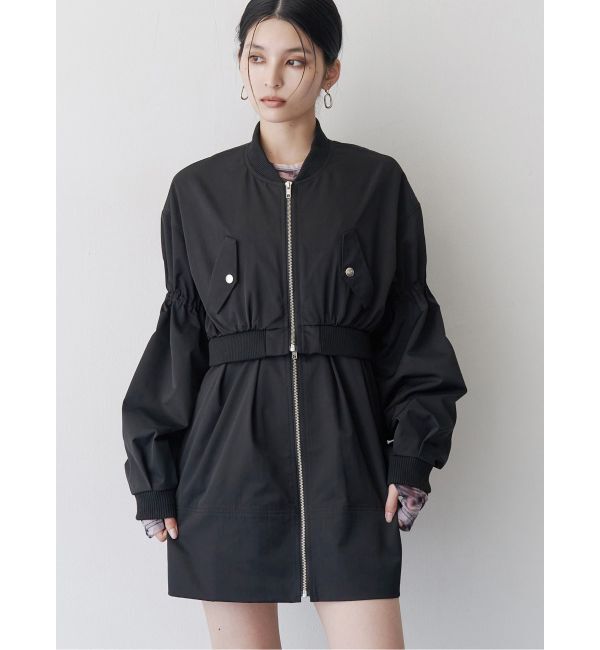 MURUA「マルチウェイMA-1ミニワンピース」|ワンピース|ブラック