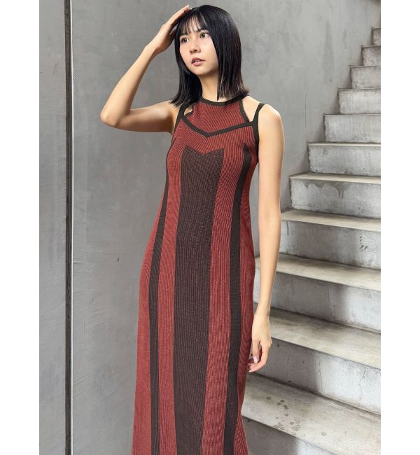 MURUA「レイヤードライクニットキャミワンピース」|ワンピース|