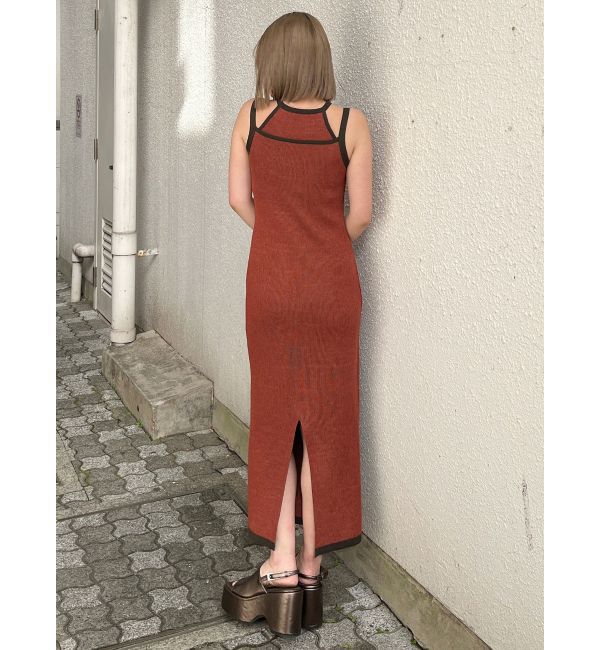 MURUA「レイヤードライクニットキャミワンピース」|ワンピース|