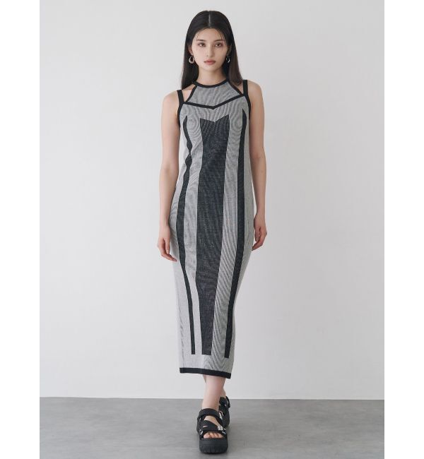 MURUA「レイヤードライクニットキャミワンピース」|ワンピース|