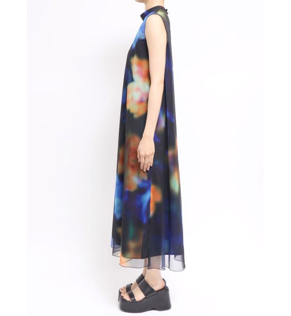 MURUA「【追加生産分】シェイドフラワーレイヤードワンピース」|ワンピース|