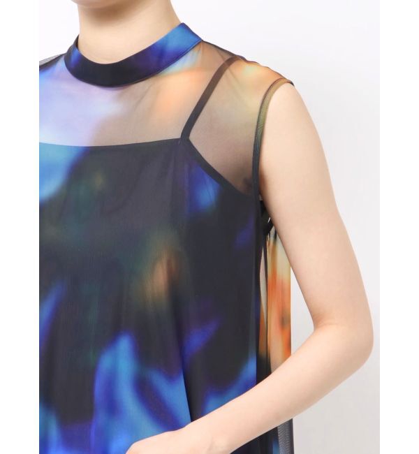 MURUA「【追加生産分】シェイドフラワーレイヤードワンピース」|ワンピース|