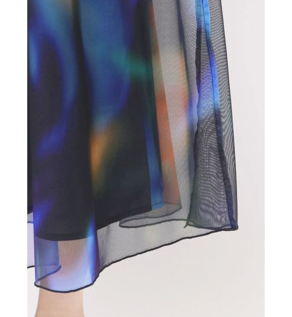 MURUA「【追加生産分】シェイドフラワーレイヤードワンピース」|ワンピース|