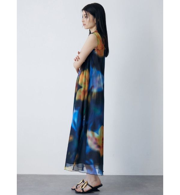 MURUA「【追加生産分】シェイドフラワーレイヤードワンピース」|ワンピース|