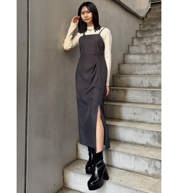 MURUA「ストリングキャミワンピース【セットアップ着用可】」|ワンピース|