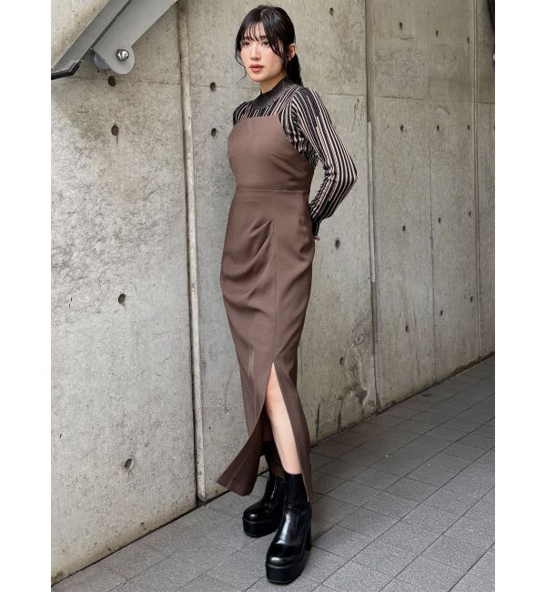 MURUA「ストリングキャミワンピース【セットアップ着用可】」|ワンピース|