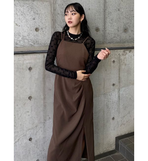 MURUA「ストリングキャミワンピース【セットアップ着用可】」|ワンピース|