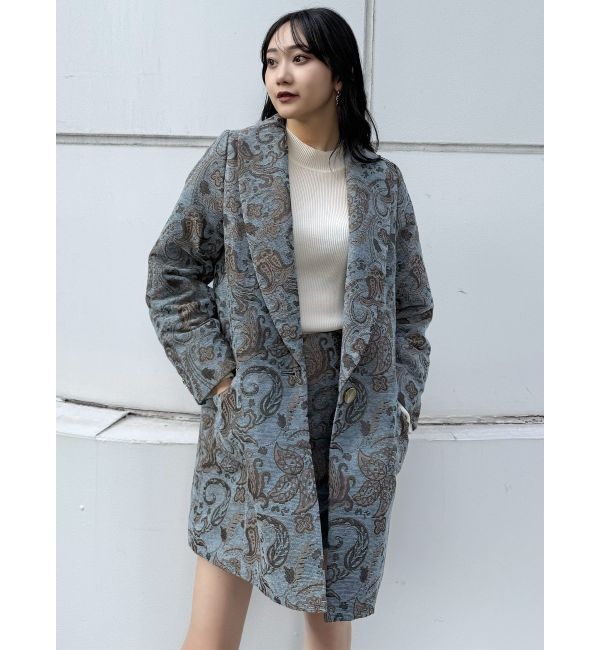 MURUA「【YUKKOコラボ】レースアップジャガードミニスカート【セットアップ着用可】」|スカート|