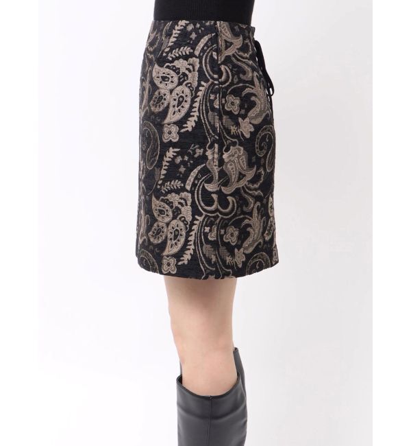 MURUA「【YUKKOコラボ】レースアップジャガードミニスカート【セットアップ着用可】」|スカート|