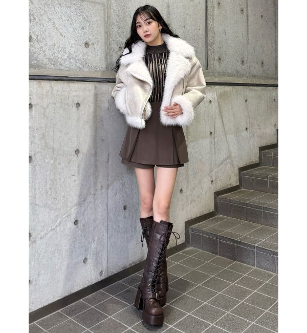 MURUA「デザインミニスカショートパンツ」|その他|