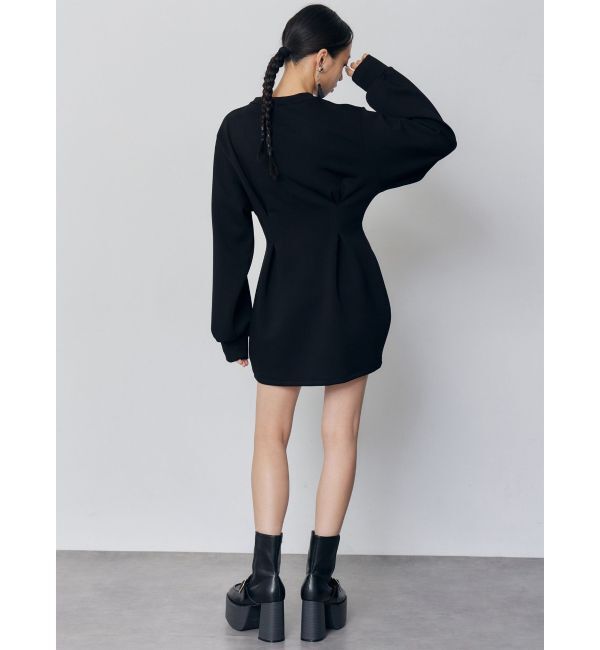 MURUA「デザインレースアップミニワンピース」|ワンピース|