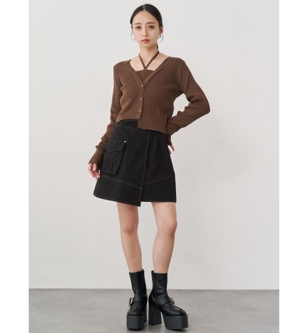 MURUA「アシメチノミニスカート」|スカート|