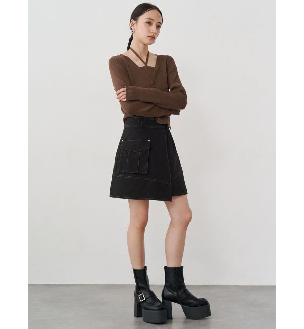 MURUA「アシメチノミニスカート」|スカート|