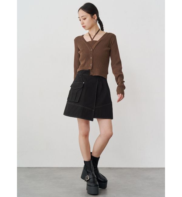 MURUA「アシメチノミニスカート」|スカート|