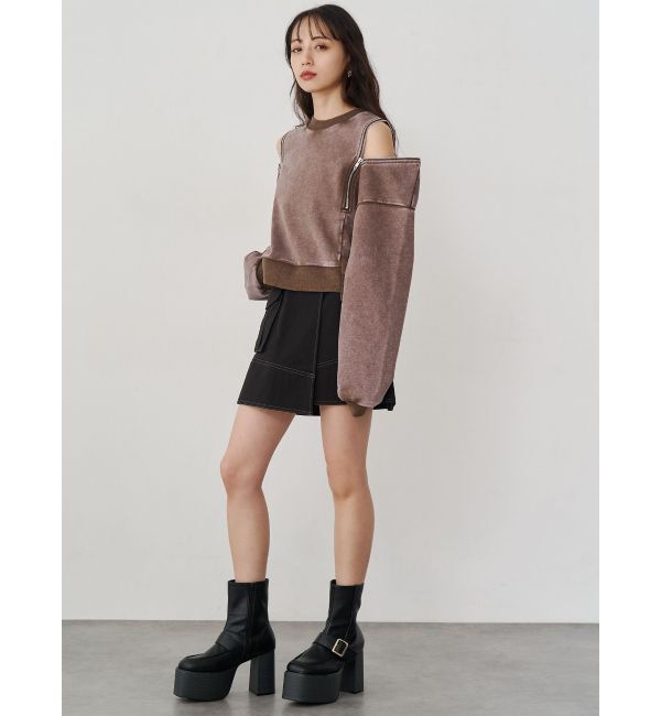 MURUA「アシメチノミニスカート」|スカート|